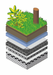 EMC Greenroofs Bestektekst - Intensief waterretentiedak